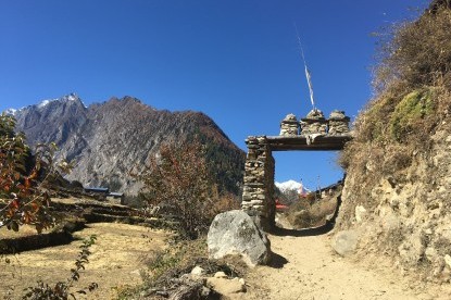 The Stone gate of Lihi village