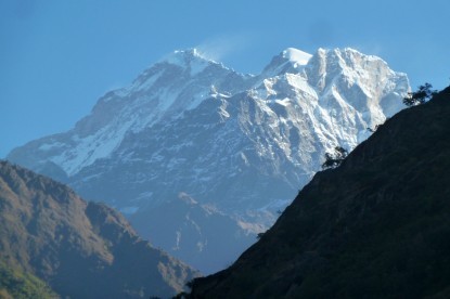 Gaurishankar mountain view from Simigaun.